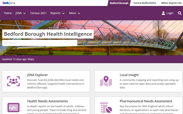 Bedford Borough & Central Bedfordshire Health Intelligence