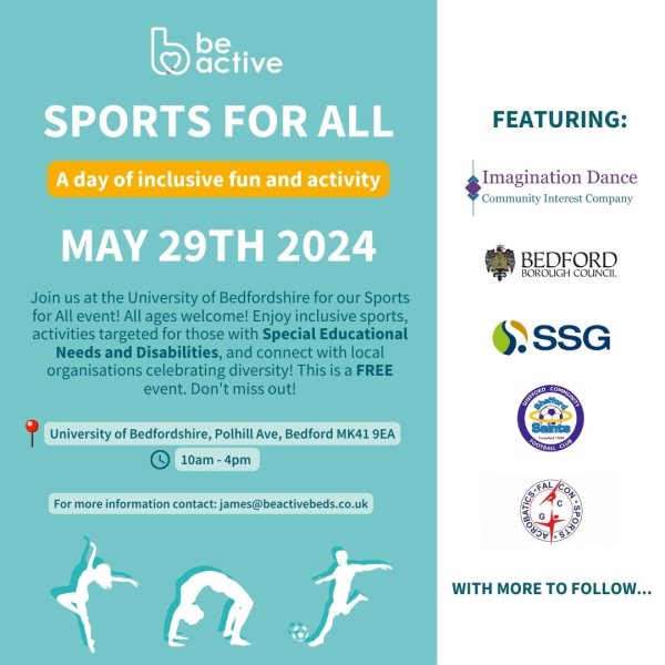 Sports For All event - A Day of Inclusive Fun and Activity